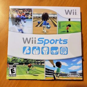 Wii Sports CD Sleeve and Instruction Booklet